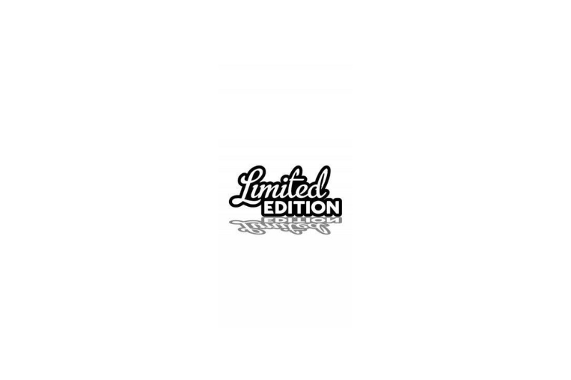 Radiator grille emblem with Limited Edition logo (type 2) Custom design emblems decoinfabric