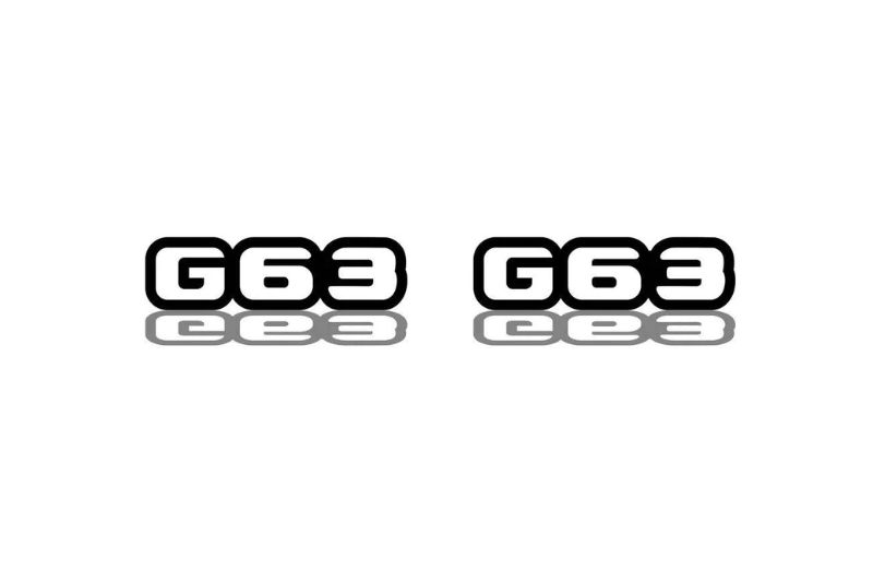 Mercedes G-Class Emblem & Badges set with G63 logo