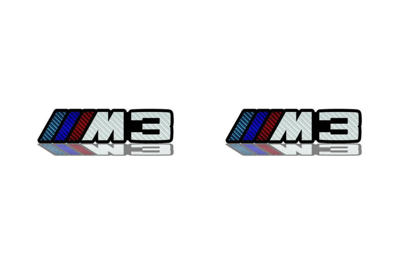 BMW Emblem & Badges set with M3 logo (type Carbon)