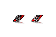 DODGE emblem for fenders with Hellcat + Dodge logo Dodge emblems decoinfabric
