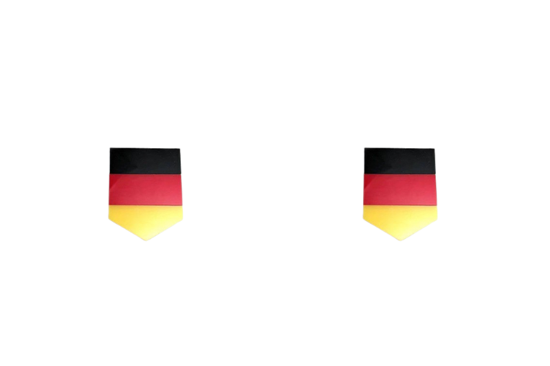Emblem (badges) for fenders with Germany logo Custom design emblems decoinfabric