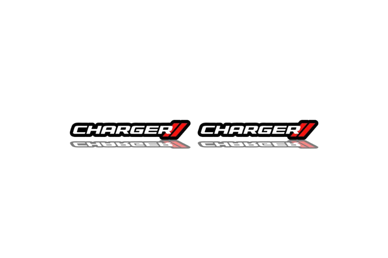Dodge Emblem & Badges set with Dodge Charger logo (Type 2) Dodge emblems decoinfabric