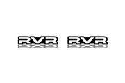 Mitsubishi emblem for fenders with RVR logo Mitsubishi emblems decoinfabric