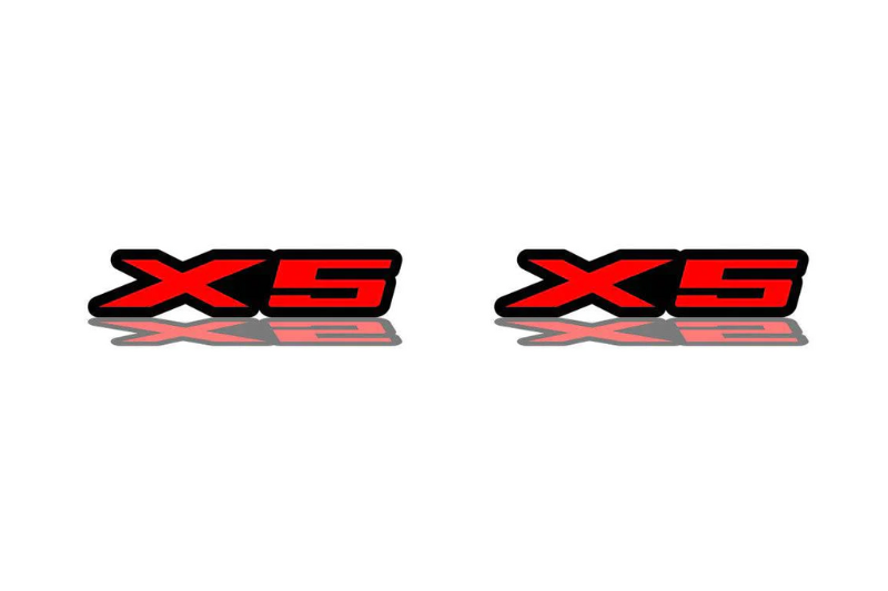 BMW emblem for fenders with X5 logo fender decoinfabric