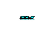 Chevrolet tailgate trunk rear emblem with ZL1 logo Chevrolet emblems decoinfabric