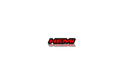 Hummer tailgate trunk rear emblem with HEMI logo (type 2) Ford emblems decoinfabric