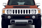 Hummer Radiator grille emblem with HEMI logo (type 2) Hummer emblems decoinfabric