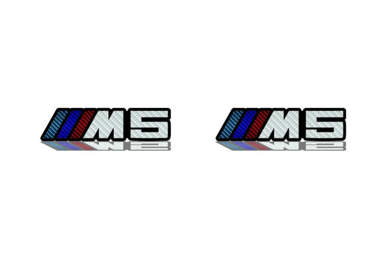 BMW Emblem & Badges set with M5 logo (type Carbon)