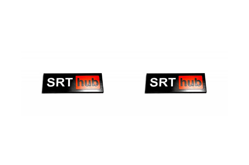 Chrysler emblem for fenders with SRT HUB logo Chrysler emblems decoinfabric