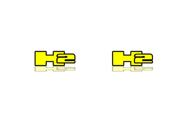 Hummer emblem for fenders with H2 logo
