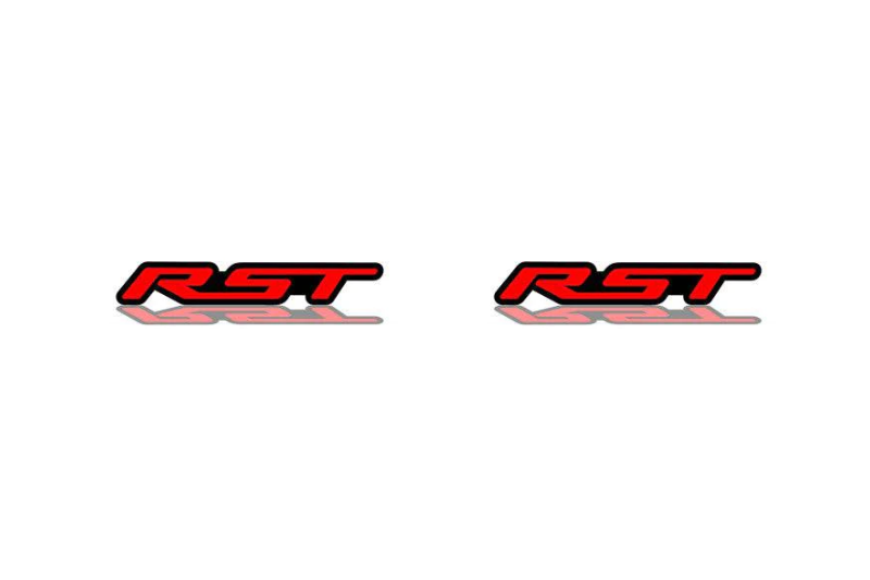 Chevrolet Emblem & Badges set with RST logo