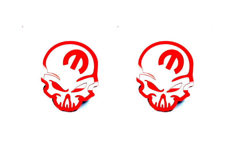 Chrysler Emblem & Badges set with Mopar Skull logo (Type 2)