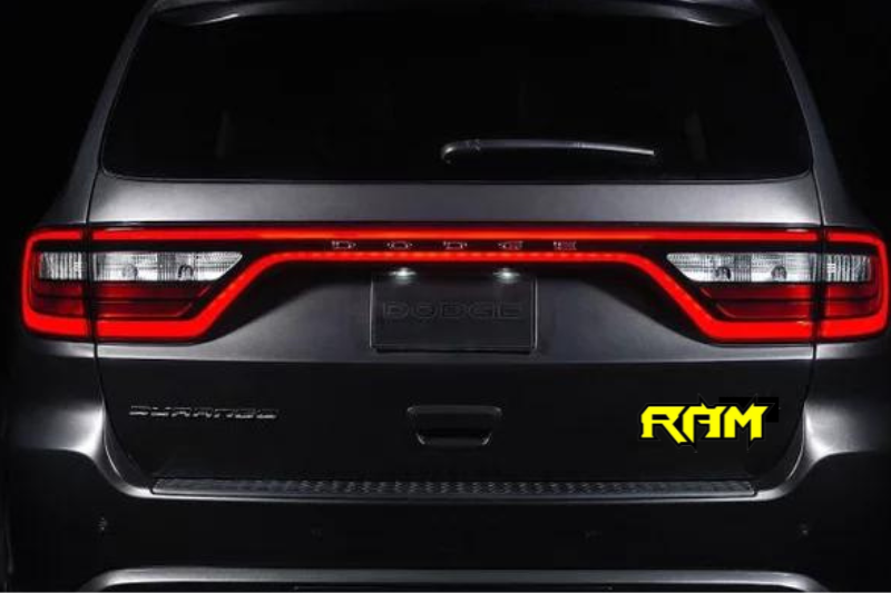 Dodge tailgate trunk rear emblem with Ram logo Dodge emblems decoinfabric