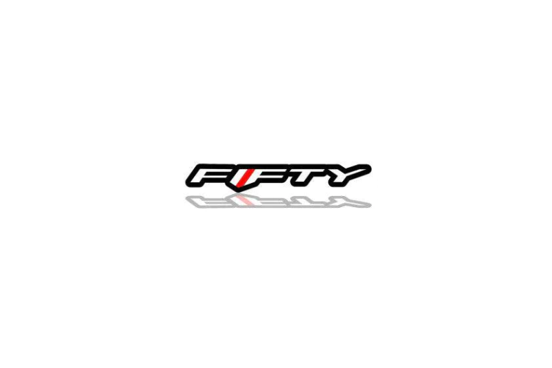 Chevrolet Camaro tailgate trunk rear emblem with Fifty logo Chevrolet emblems decoinfabric