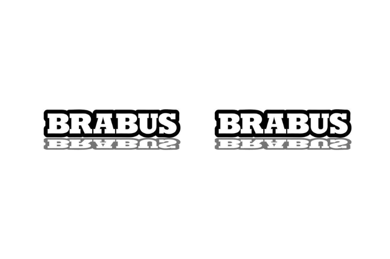 Mercedes G-Class Emblem & Badges set with Brabus logo