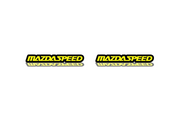 Mazda emblem for fenders with Mazdaspeed logo Mazda Car Emblems decoinfabric