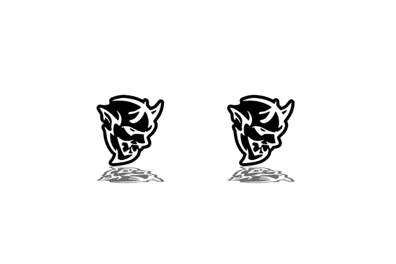 DODGE emblem for fenders with Demon logo Dodge emblems decoinfabric