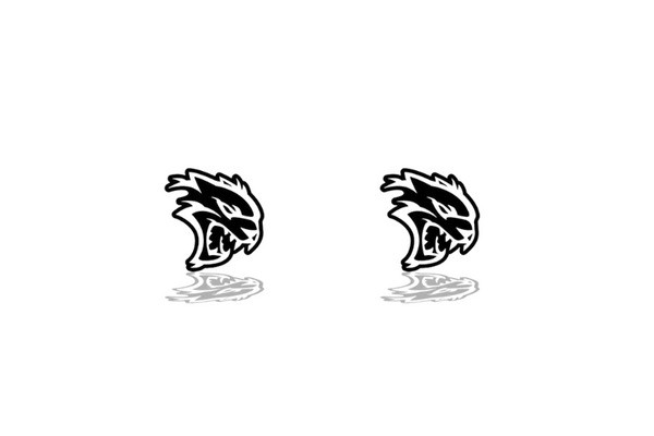 Chrysler emblem for fenders with Hellcat logo (Type 2)