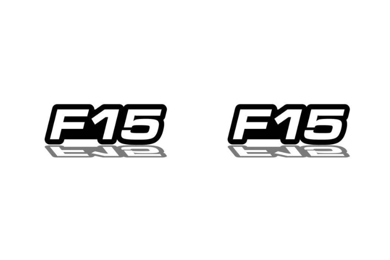 BMW Emblem & Badges set with F15 logo