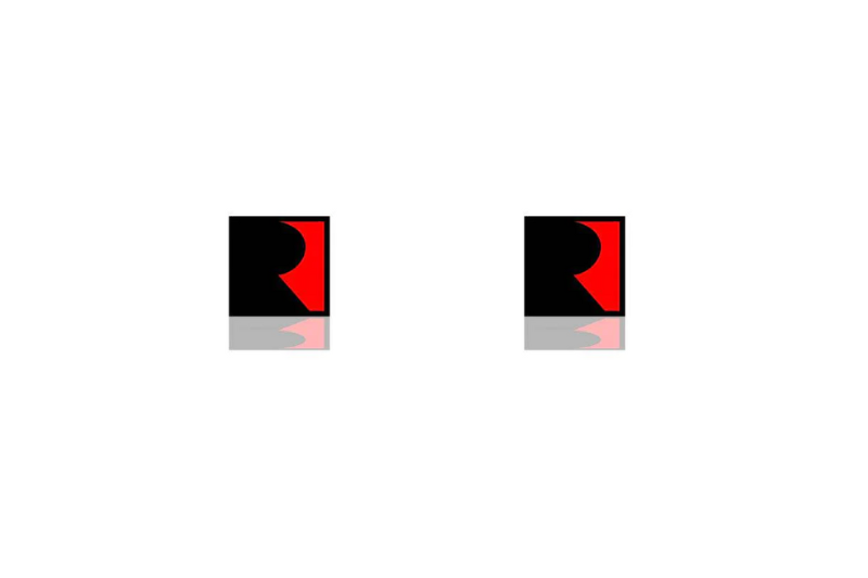 GMC Emblem & Badges set with Roush logo (Type 2) GMC emblems decoinfabric