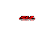 Chevrolet Camaro Emblem & Badges set with ZL1 Camaro logo Chevrolet emblems decoinfabric BLACK RED