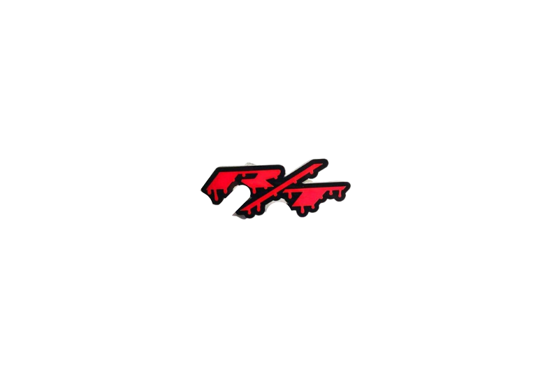 Chrysler tailgate trunk rear emblem with R/T Blood logo Chrysler emblems decoinfabric