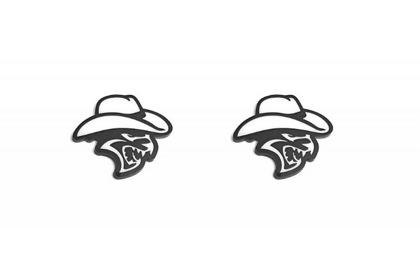 Chrysler emblem for fenders with Hellcat Cowboy logo