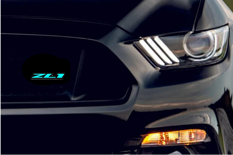 Chevrolet Radiator grille emblem with ZL1 logo