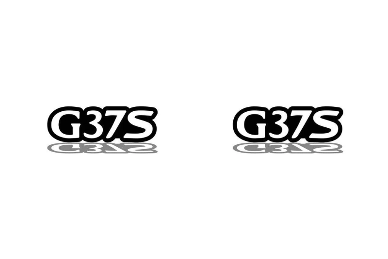 Infiniti emblem for fenders with G37S logo Infiniti emblems decoinfabric