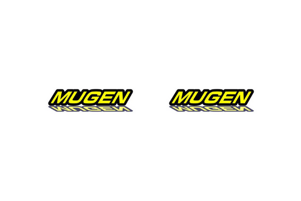 Honda emblem for fenders with Mugen logo