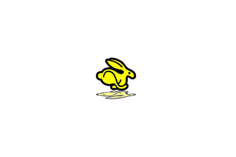 Volkswagen tailgate trunk rear emblem with Rabbit logo Volkswagen emblems decoinfabric