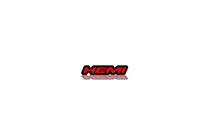 Hummer Emblem & Badges set with Hemi logo (Type 2) Hummer emblems decoinfabric BLACK RED