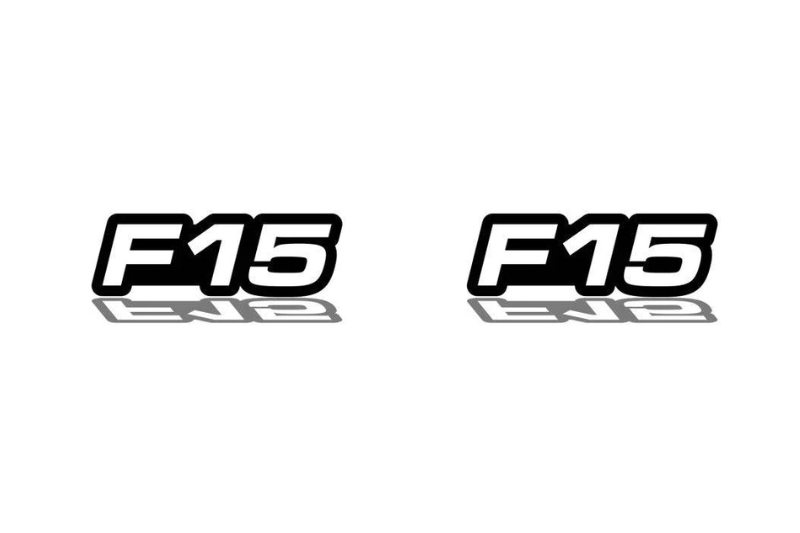 BMW emblem for fenders with F15 logo fender decoinfabric
