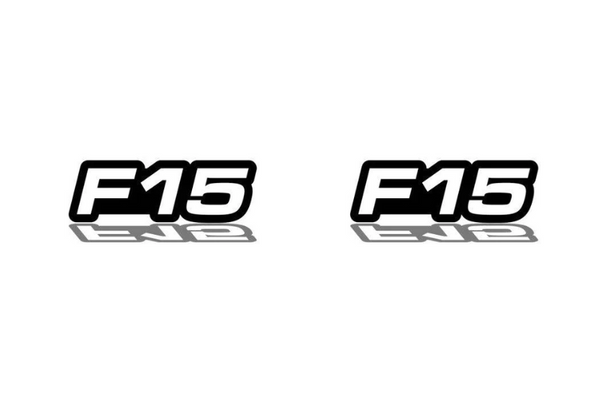 BMW emblem for fenders with F15 logo