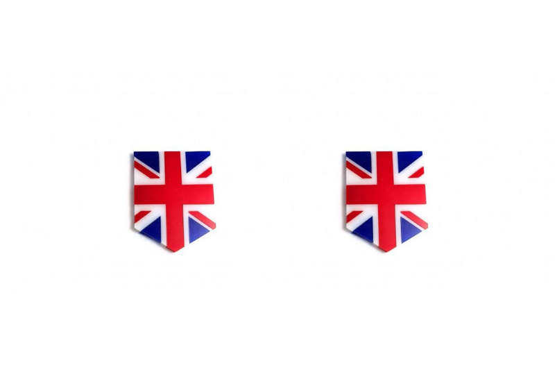 Emblem (badges) for fenders with Great Britain logo
