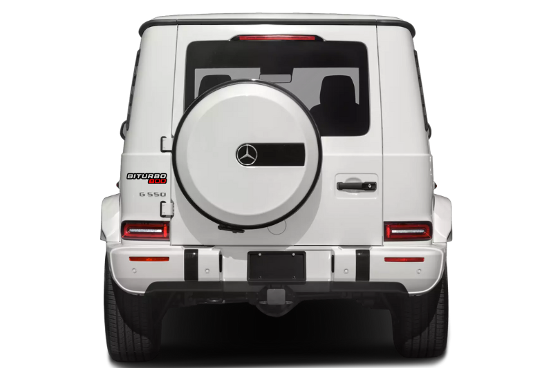 Mercedes G-Class tailgate trunk rear emblem with BiTurbo G800 logo