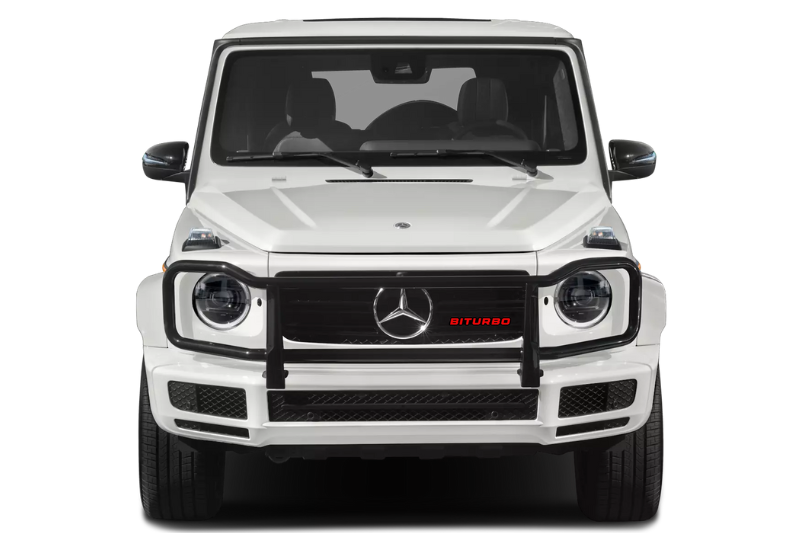 Mercedes G-Class Radiator grille emblem with BiTurbo logo