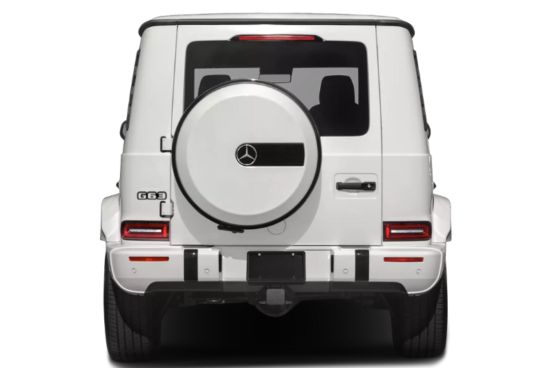 Mercedes G-Class tailgate trunk rear emblem with G63 logo Mercedes emblems decoinfabric