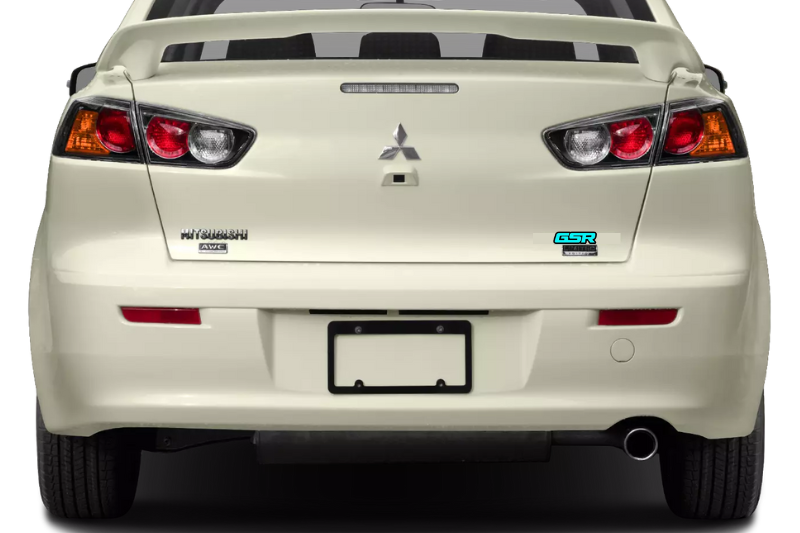 Mitsubishi Emblem & Badges set with GSR logo Mitsubishi emblems decoinfabric