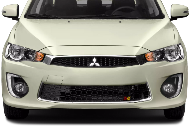 Mitsubishi Emblem & Badge Set - Grille and Tailgate Ralliart logo Mitsubishi emblems decoinfabric