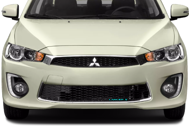 Mitsubishi Emblem & Badges set with Lancer X logo Mitsubishi emblems decoinfabric