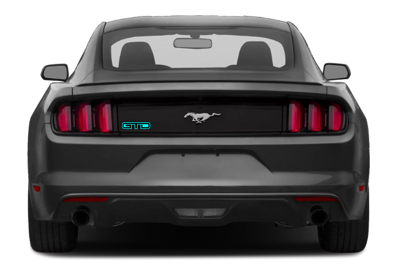 Ford Mustang Emblem & Badge Set - Grille and Tailgate GTD logo (Type 2) Ford emblems decoinfabric