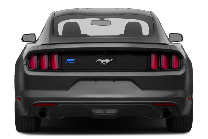 Ford tailgate trunk rear emblem with RS logo Ford emblems decoinfabric