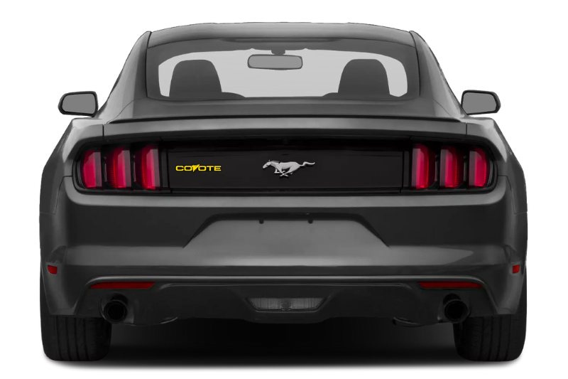 Ford Mustang Emblem & Badges set with Coyote logo (type 10) Ford emblems decoinfabric