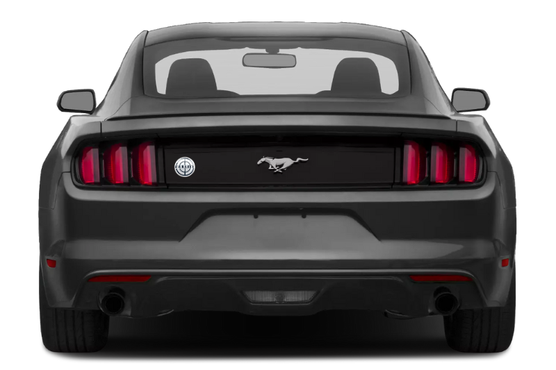 Ford Mustang Stainless Steel Emblem & Badge Set - Grille and Tailgate Bullitt logo (Type 2) Ford emblems decoinfabric