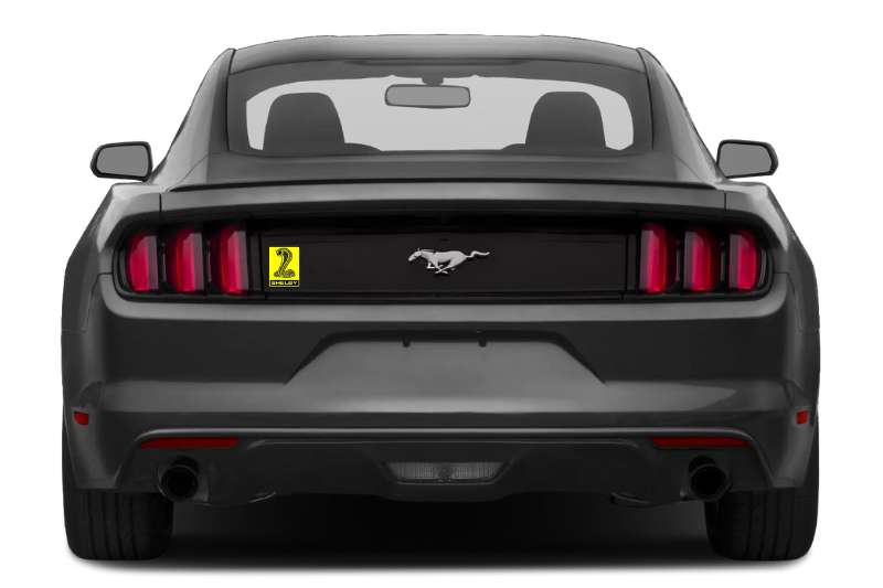 Ford Mustang tailgate trunk rear emblem with Snake Shelby logo Ford emblems decoinfabric