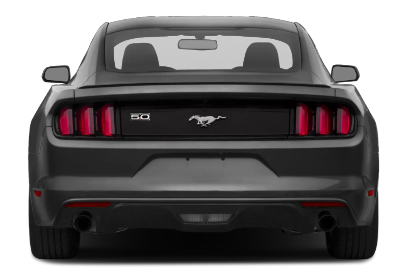 Ford tailgate trunk rear emblem with 5.0 logo Ford emblems decoinfabric