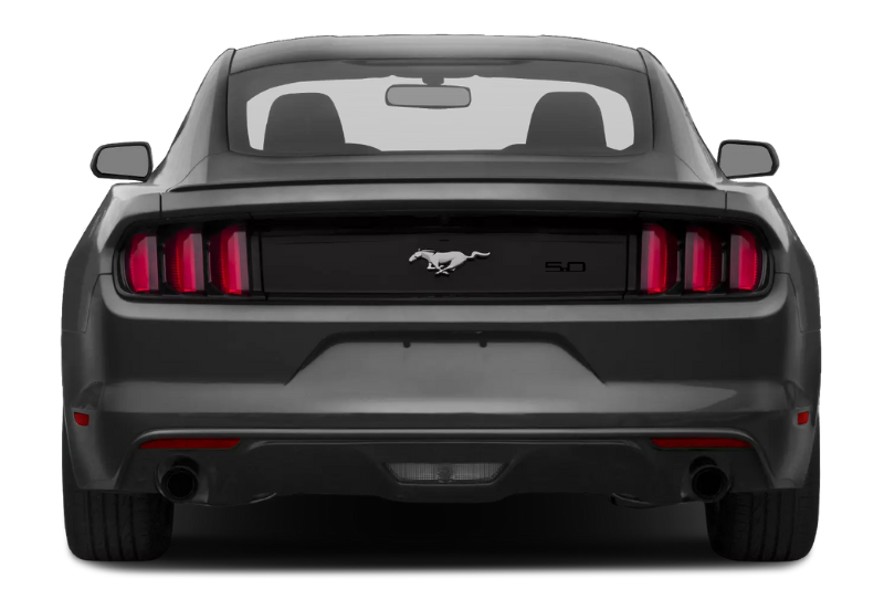 Ford tailgate trunk rear emblem with 5.0 logo (Type Mono) Ford emblems decoinfabric