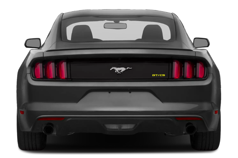 Ford tailgate trunk rear emblem with GT/CS logo (Type Mono) Ford emblems decoinfabric