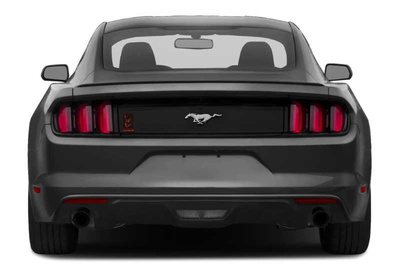 Ford Mustang tailgate trunk rear emblem with Coyote logo (type 5) Ford emblems decoinfabric